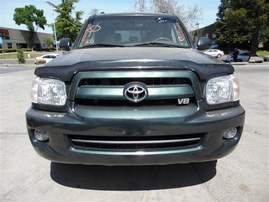 2007 TOYOTA SEQUOIA SR5 GREEN 4.7 AT 4WD Z20020